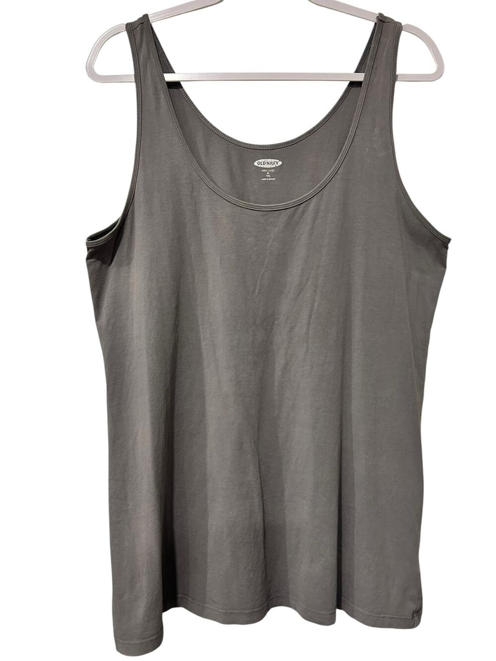 Old Navy Tank First Layer Gray Size XL Tall Casual Outdoor Summer Sports